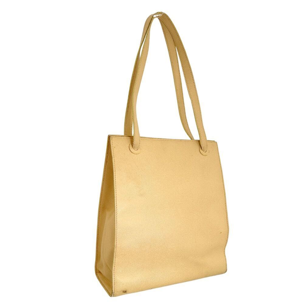 Chanel Vintage Logo Tote Leather Medium #269901C10B - Picture 3 of 8